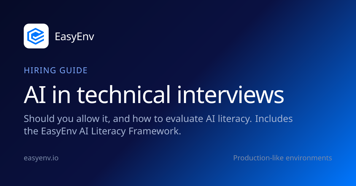 AI in technical interviews: should you allow it, and how to evaluate AI ...